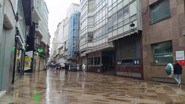 A Coruña amanece con lluvia este viernes 2 de mayo