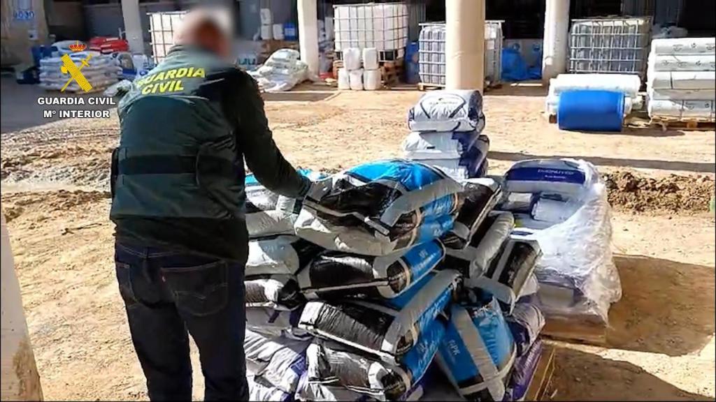 Productos agrícolas recuperados.