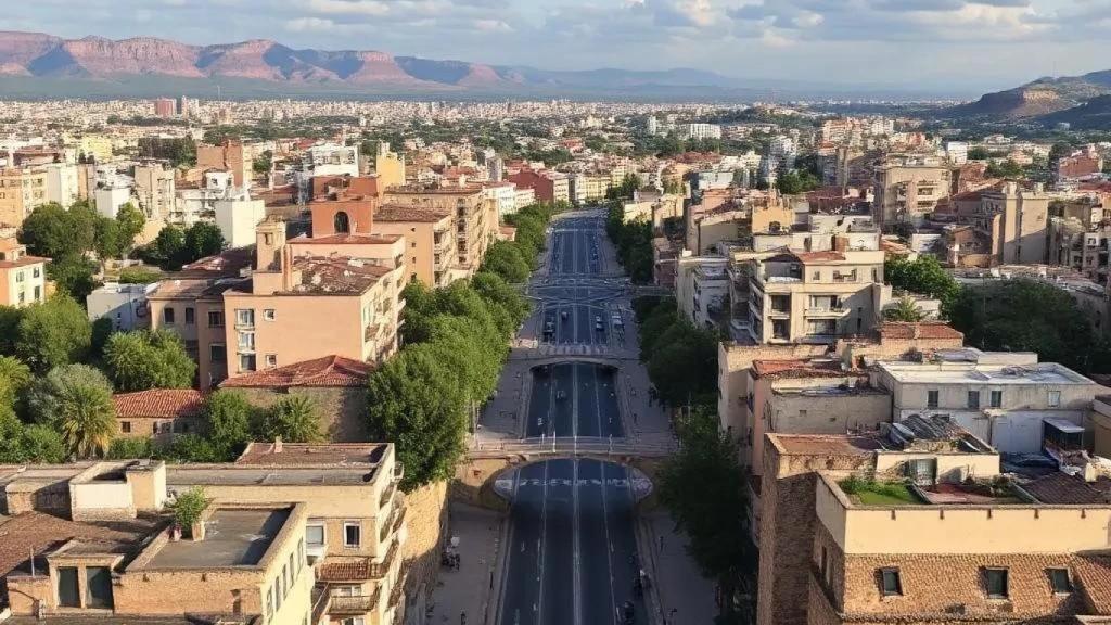 La ciudad de Castellón dentro de 10 años, imagen creada por la IA.