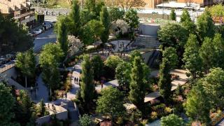 Uno de los nuevos parques que se crearán con la reahbilitación del río Huerva, en Zaragoza.