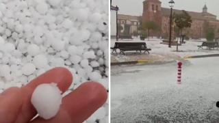 Granizada en Piedrabuena (Toledo) y en Picón (Ciudad Real).