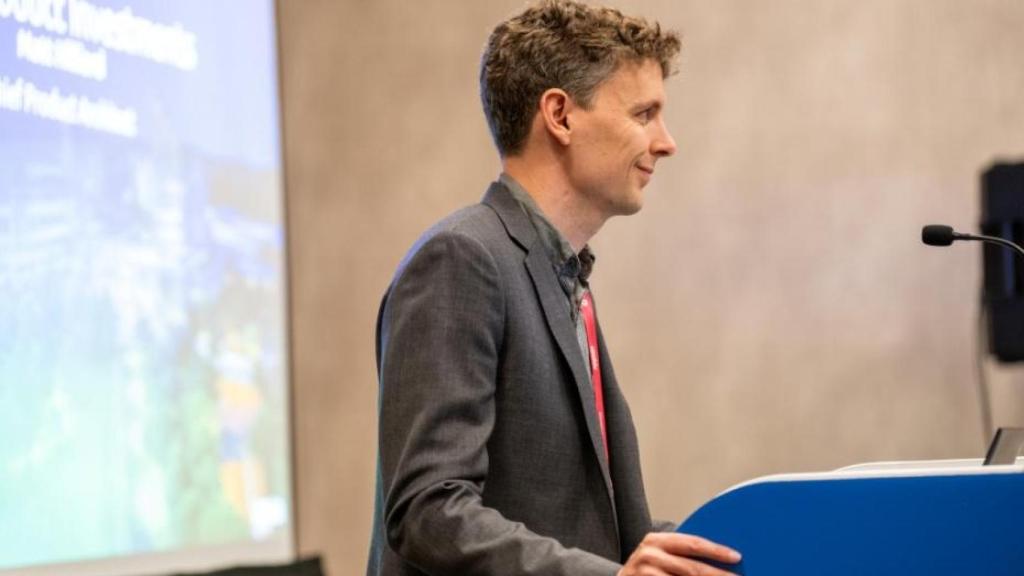 Matt Hiliard, Chief Product Architect de la plataforma de Appian, en el evento.