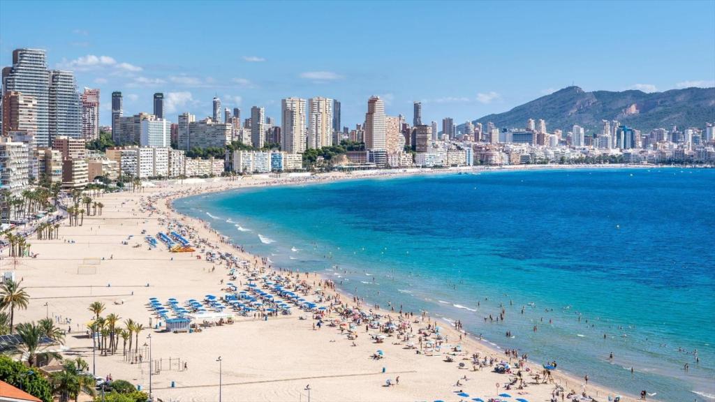 Panorámica de la ciudad de Benidorm.