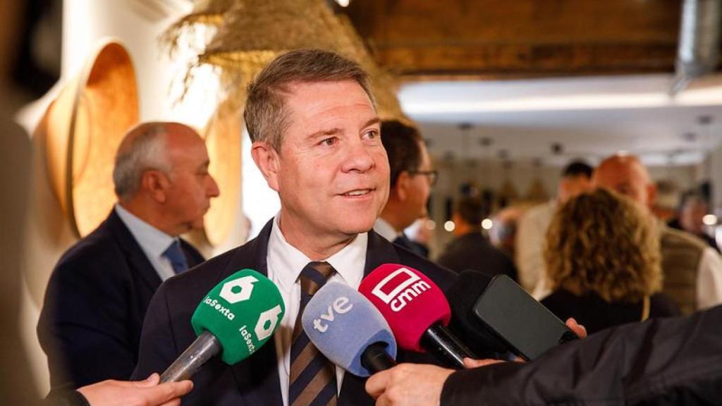 Emiliano García-Page este viernes en Orgaz (Toledo).