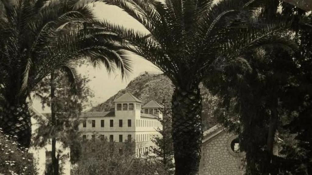 Una foto antigua del centro