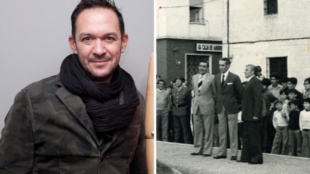 (i) El diseñador Ulises Mérida (d) Una imagen antigua del artista Francisco García Kalato.