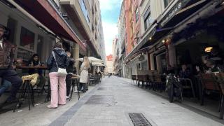 La calle Torreiro, en A Coruña, una zona de mucho tránsito.