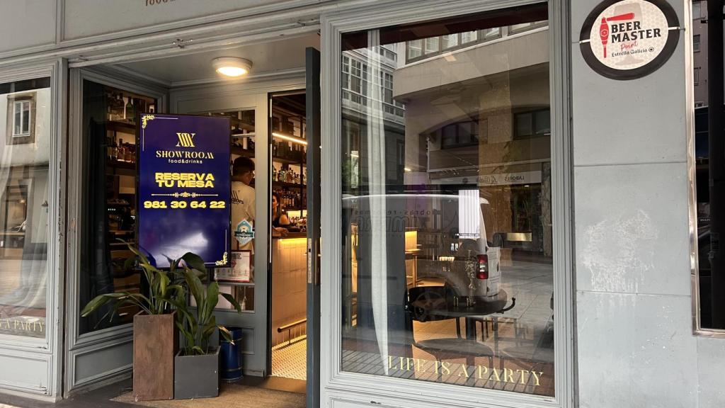 El local Showroom solo pudo usar la terraza.