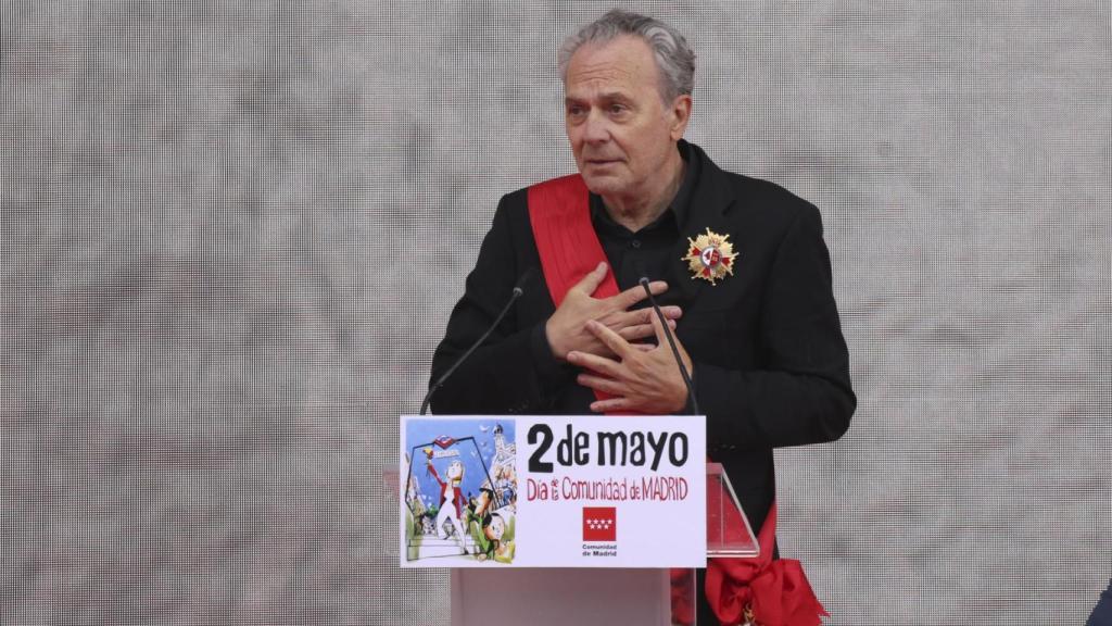 José Coronado, conmovido en su discurso.