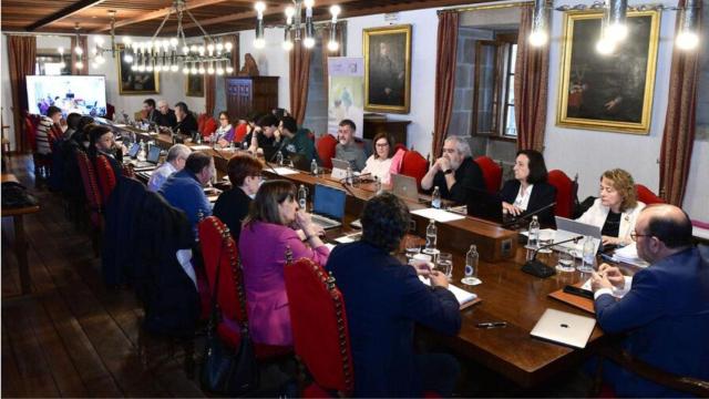 Consello de gobierno de la USC, celebrado el pasado mes de mayo.