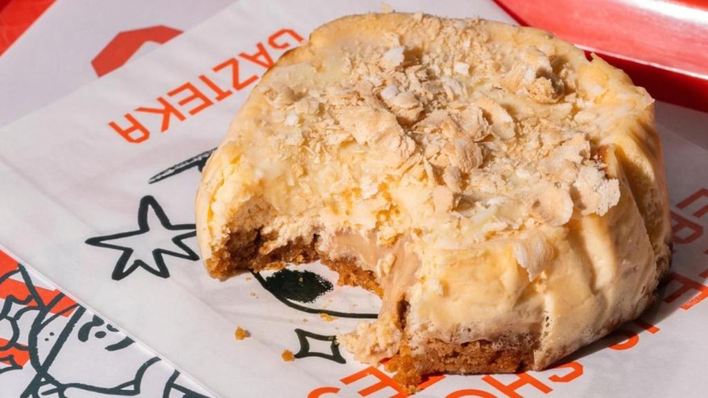 Cookie rellena de crema del Gazteka.