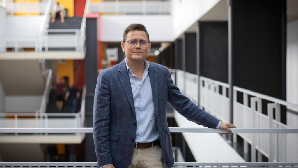 José Antonio Aguado, en la Escuela de Ingenierías Industriales de Málaga.