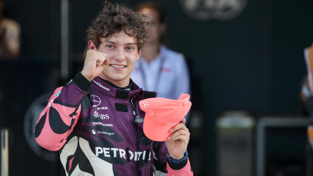 Andrea Kimi Antonelli, tras lograr la 'mini-pole' en Miami