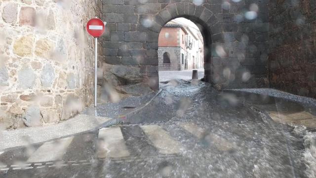 Imagen de archivo de una tormenta en Ávila