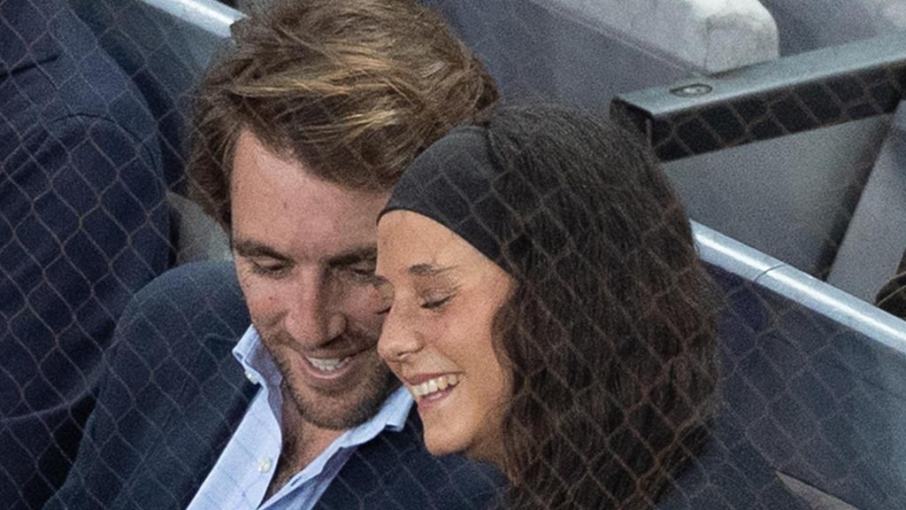 Victoria Federica y Borja Moreno Oriol, en el Mutua Madrid Open 2025.