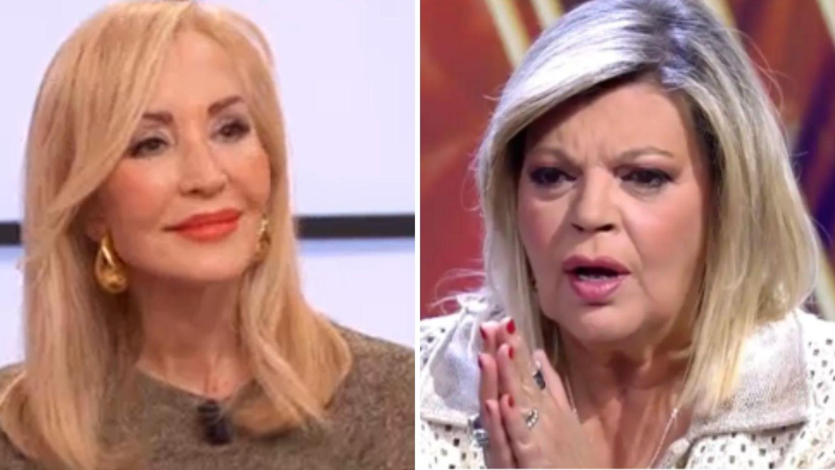 Carmen Lomana y Terelu Campos.