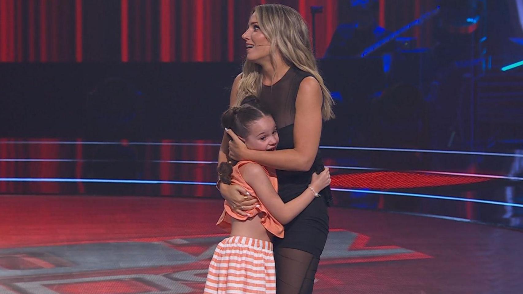 Edurne y Daniela en ‘La Voz Kids’.