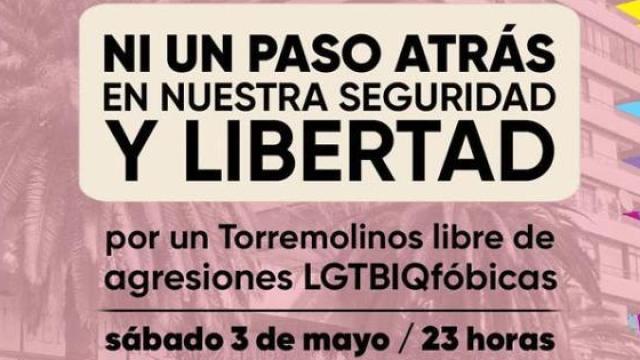 Convocatoria de repulsa a las últimas agresiones homófobas ocurridas en Torremolinos.