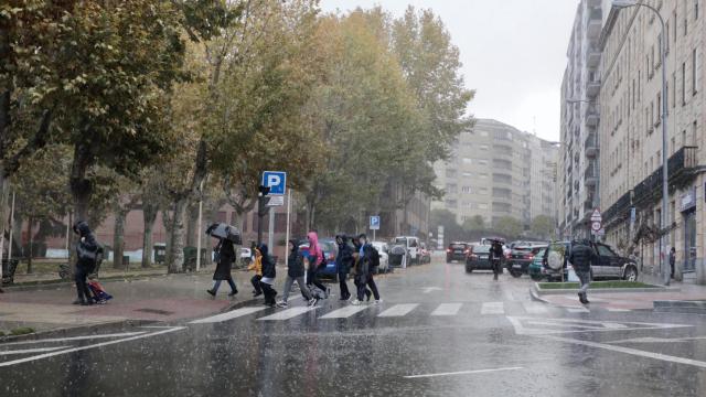 Una tormenta en Salamanca