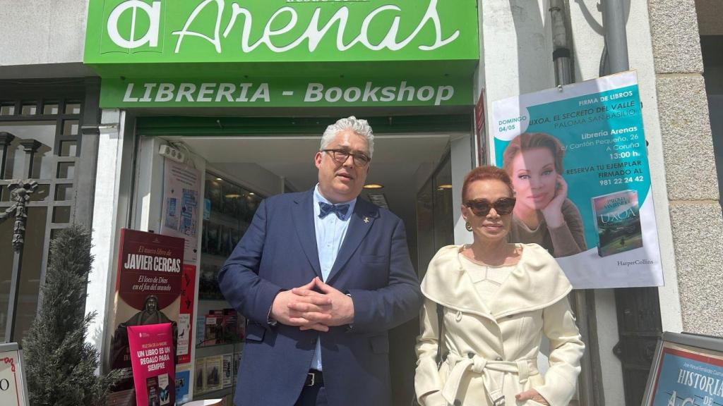 Manuel Arenas y Paloma San Basilio en A Coruña.