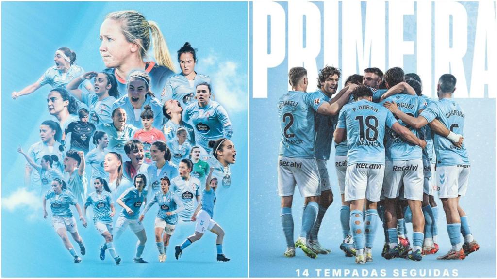 Fiesta del Celtismo con la permanencia en Primera División y el ascenso a Segunda de As Celtas