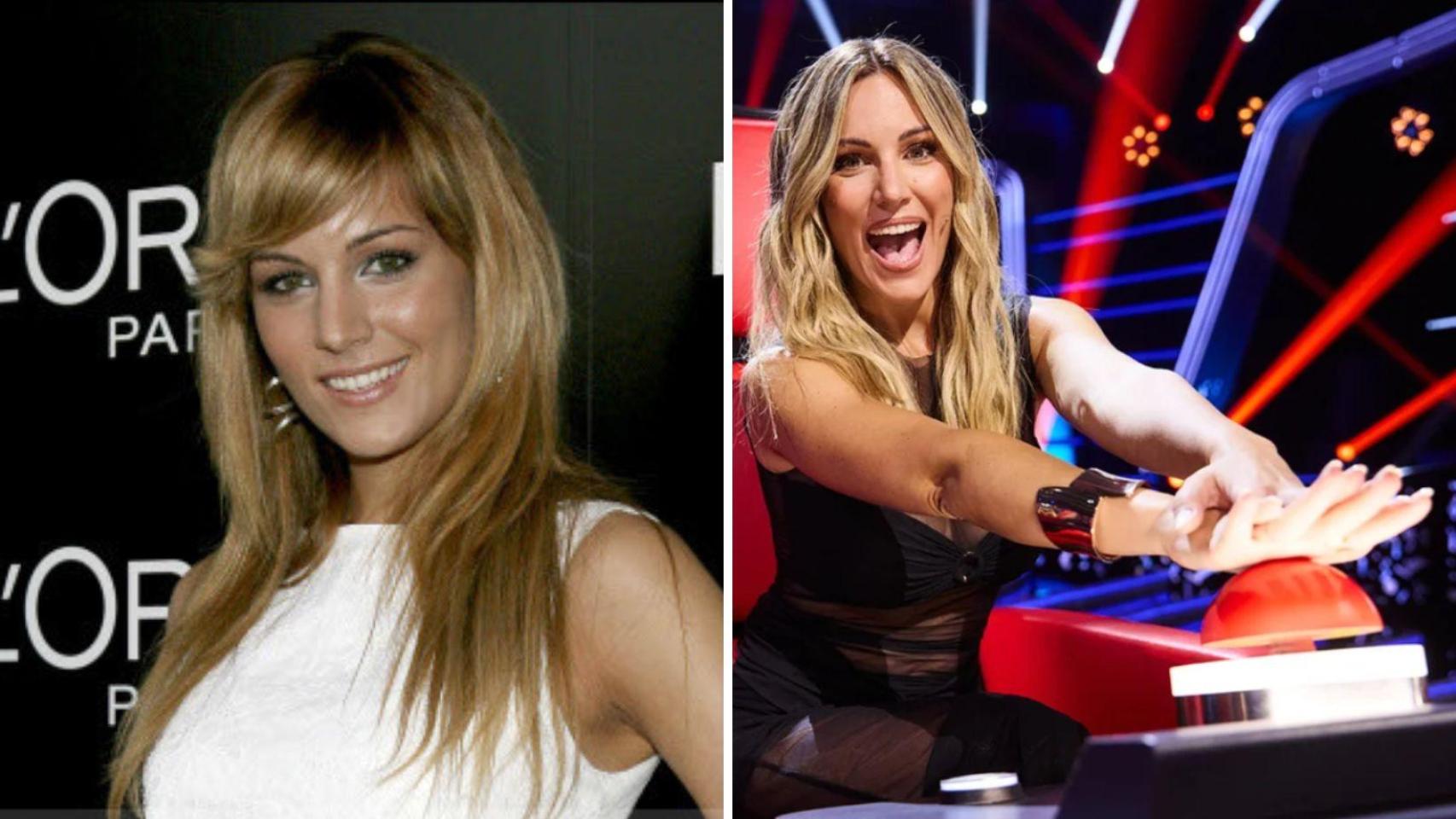 Edurne con el paso de los años.