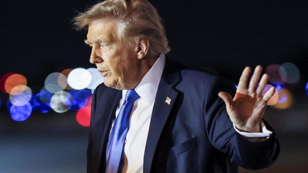 Trump junto a Melania en una imagen de archivo.