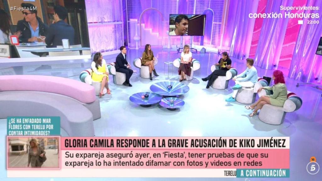 Colaboradores durante el programa de hoy.