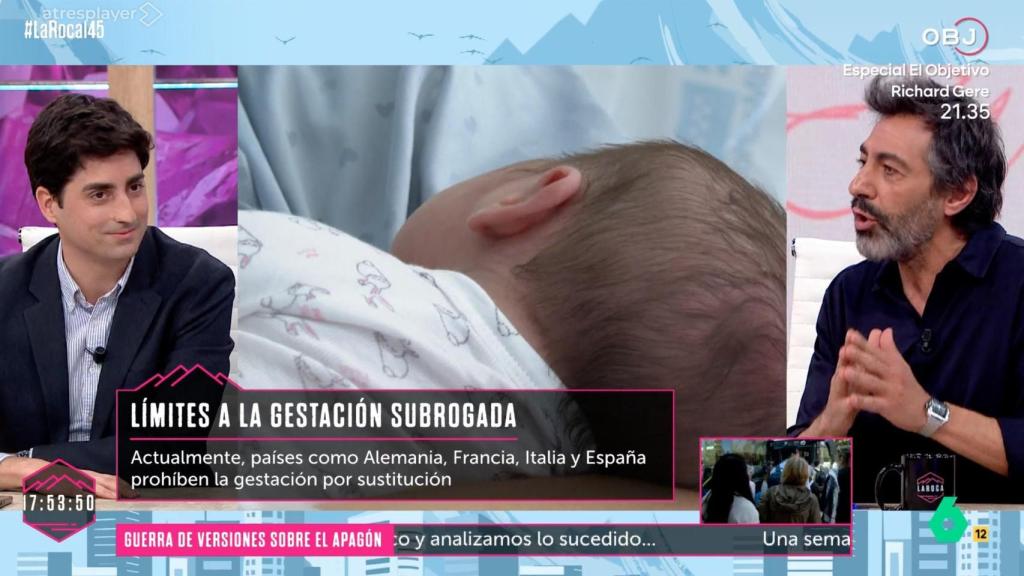 Jesús Crespo y Juan del Val en 'La Roca'.