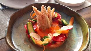 Uno de los platos de Juanlu Parra en Koiné.