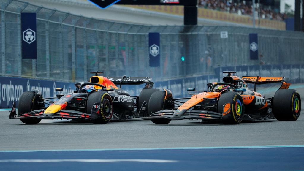 Piastri adelanta a Verstappen en el GP de Miami.
