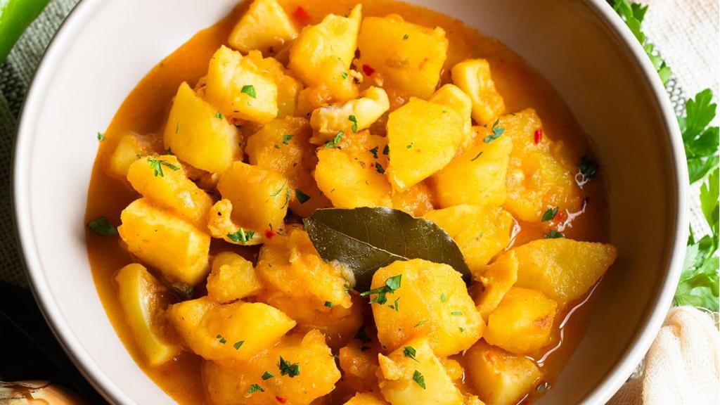 Guiso de papas con choco.