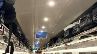 Uno de los trenes Iryo afectados por la incidencia.