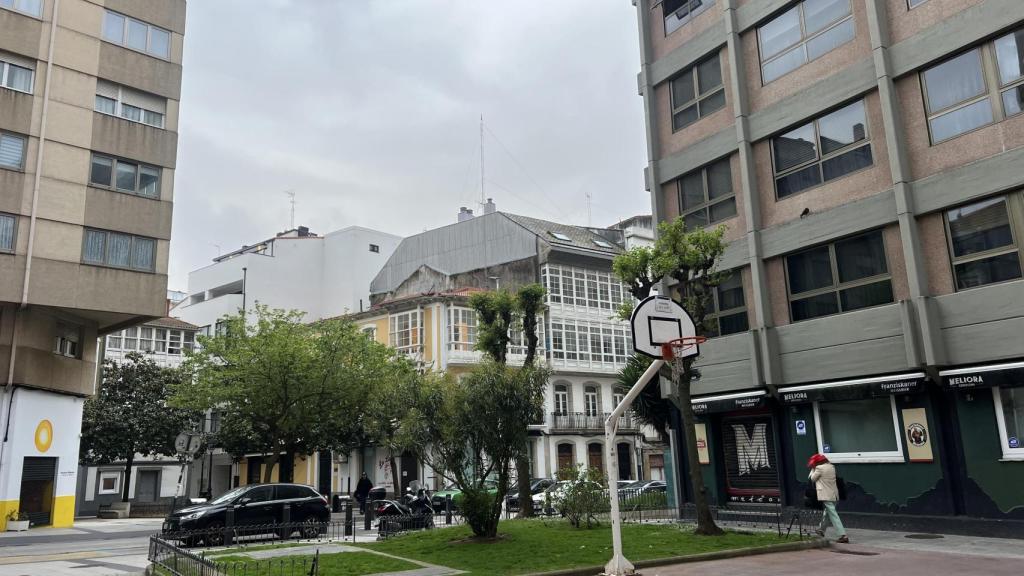 Los cielos estaban cubiertos a inicio del día en A Coruña.