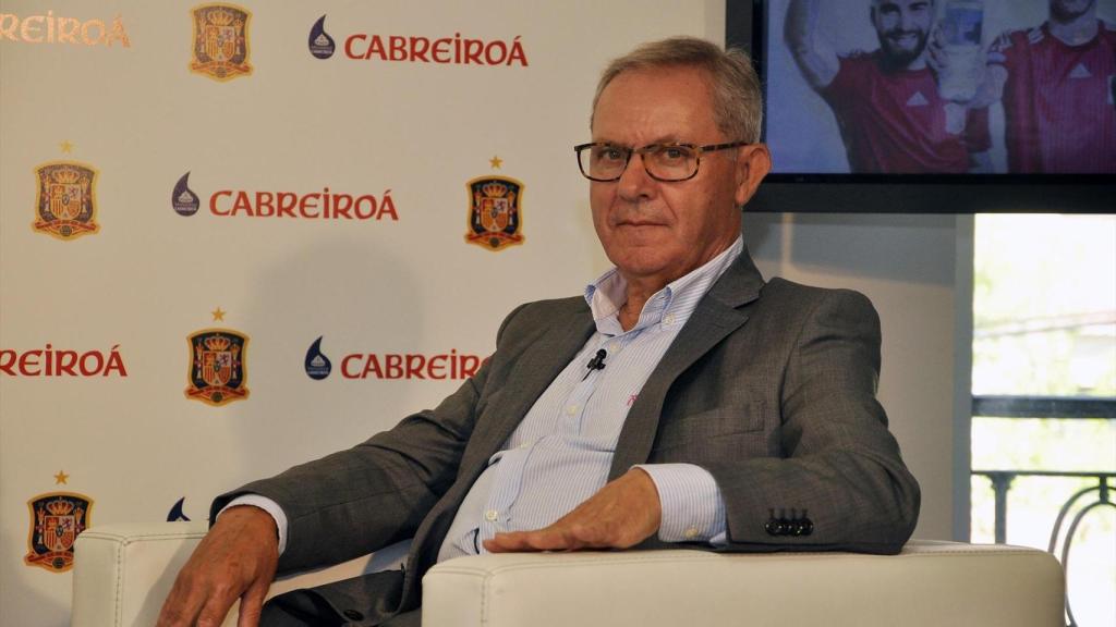 José Ángel de la Casa, en un acto de la Selección en 2015