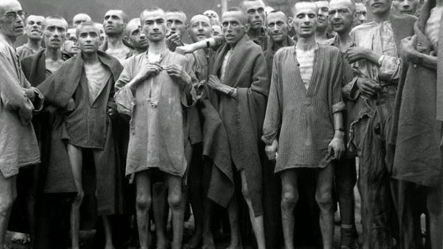 Presos deportados a Mauthausen en 1945