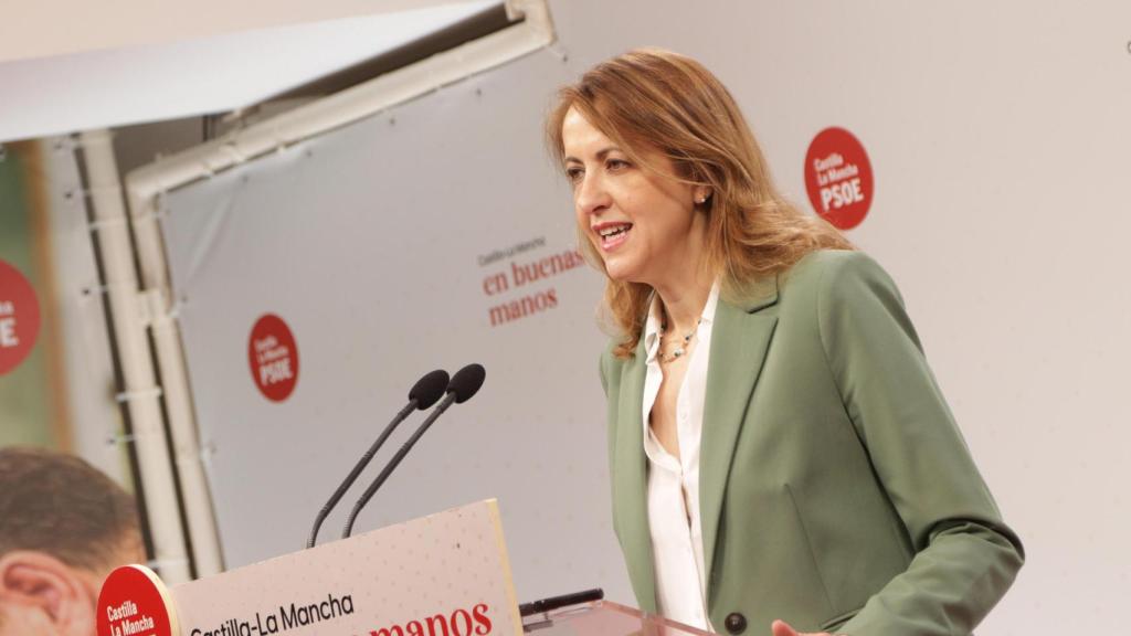 Cristina Maestre, vicesecretaria general del PSOE en Castilla-La Mancha y eurodiputada. Foto: PSOE.