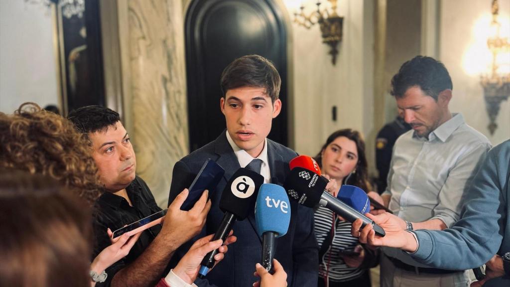 Borja Sanjuan, portavoz del PSPV en el Ayuntamiento de Valencia. PSPV