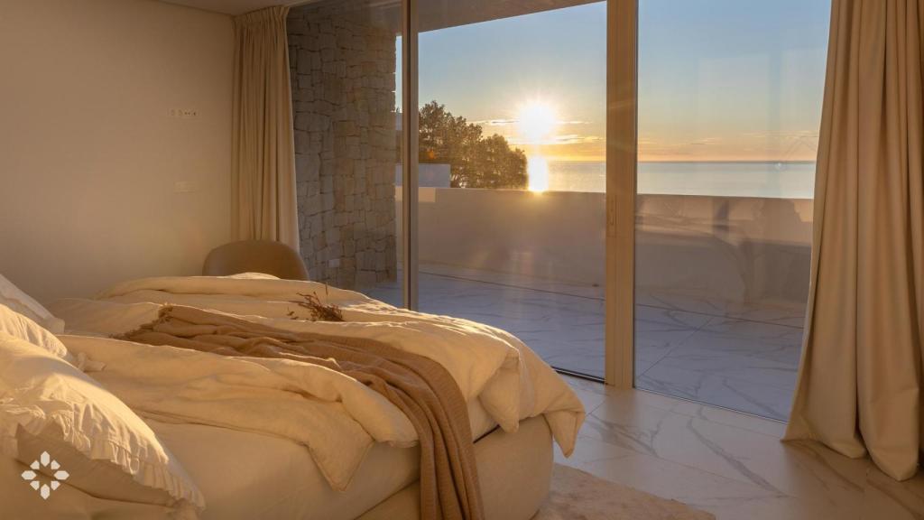 Uno de los dormitorios de Villa Olimpia