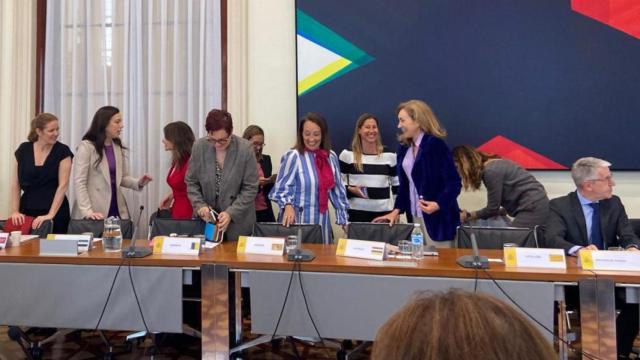 La consejera Susín, este lunes en la conferencia sectorial.