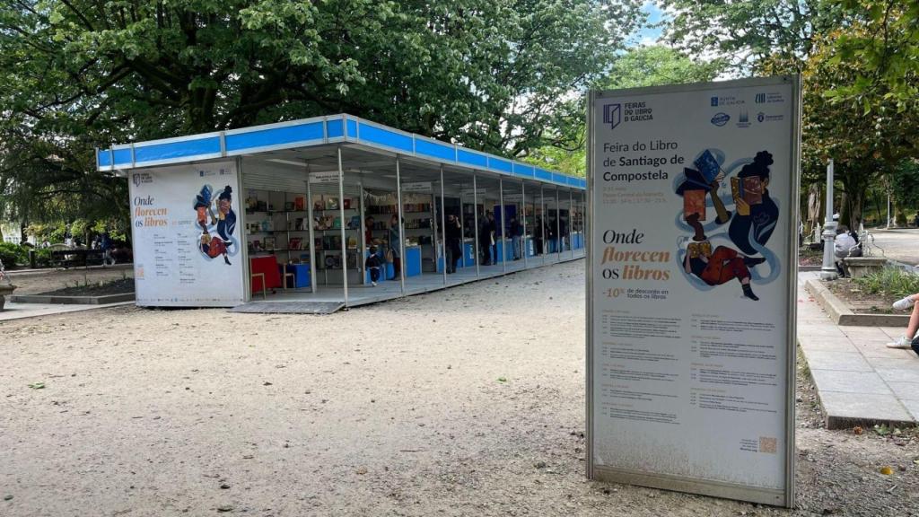 Feria del libro de Santiago de Compostela.
