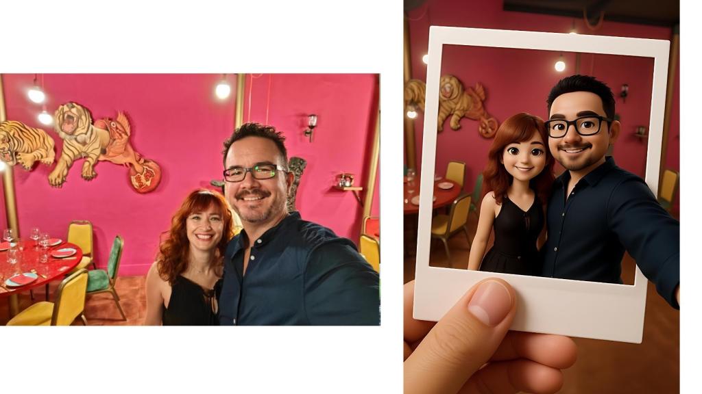 Transformando una imagen en una polaroid de estilo Pixar