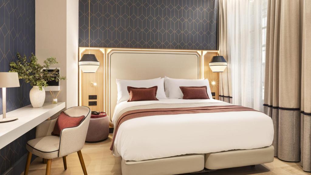 Una de las habitaciones del nuevo hotel de Catalonia en el Centro Histórico de Málaga.