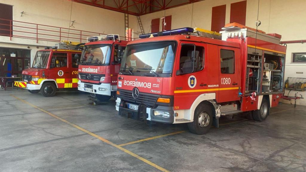 Una imagen en el Parque de Bomberos.