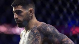 Ilia Topuria, antes de una de sus peleas en la UFC