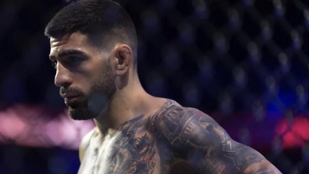 Ilia Topuria, antes de una de sus peleas en la UFC