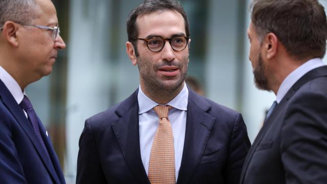 El ministro de Economía, Carlos Cuerpo, durante una reunión del Eurogrupo