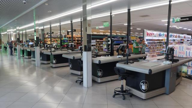 El interior de una tienda de Mercadona