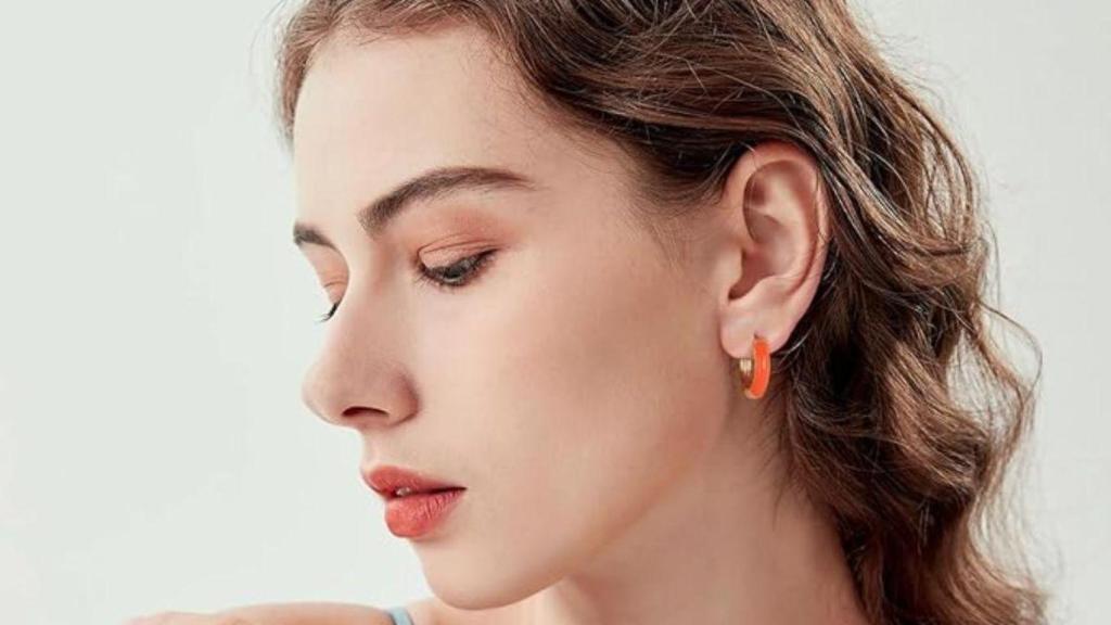 Pendientes de aro de oro pequeños Mesovor