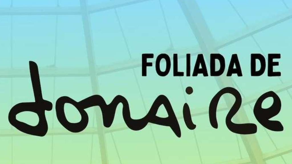 Cartel de la foliada con Donaire.